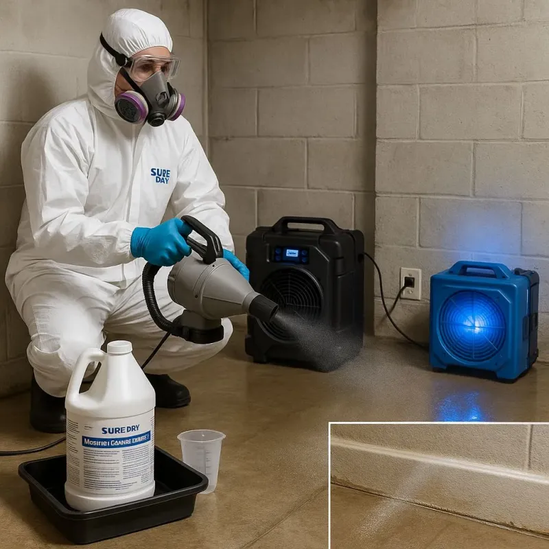 Sanitization and Odor Removal process in Springfield, PA