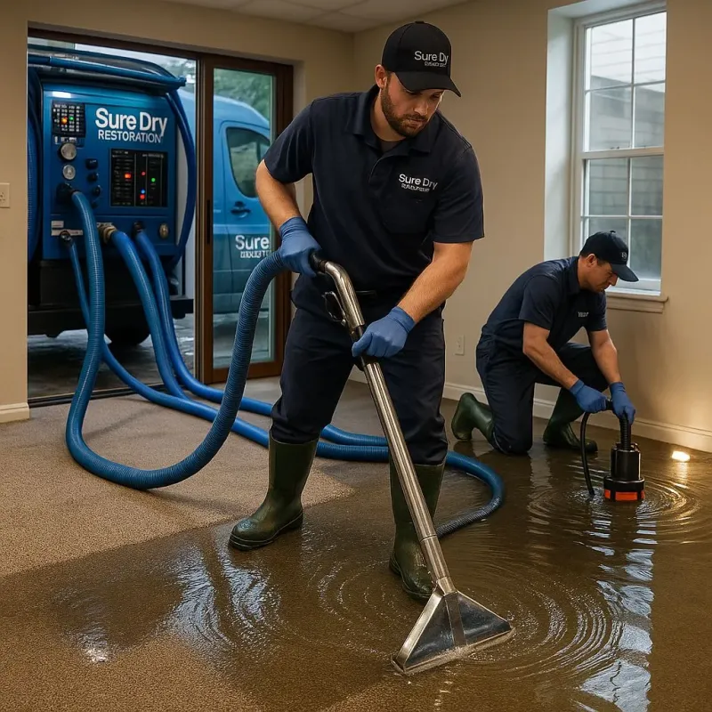 Water Extraction and Removal process in Springfield, PA